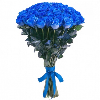 Букет из 45 синих роз
