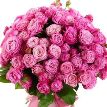 Букет из 25 кустовых пионовидных роз
