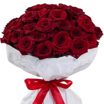 Букет из 55 красной розы