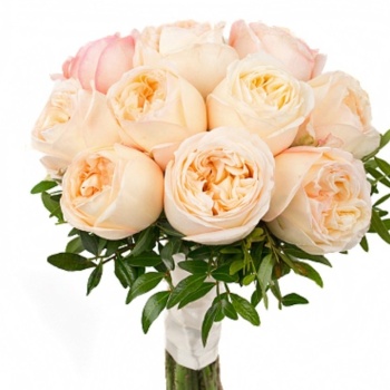Букет для невесты из пионовидных роз