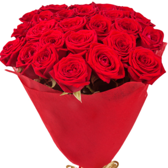 Букет из 51 красной розы "Маргарита"